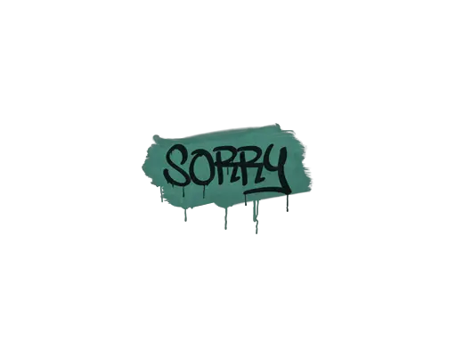 Sealed Graffiti | Sorry (Frog Green)