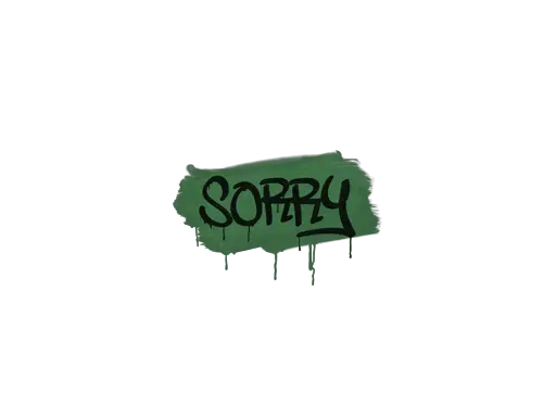 Sealed Graffiti | Sorry (Jungle Green)