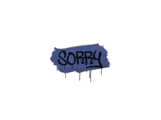 Sealed Graffiti | Sorry (SWAT Blue)