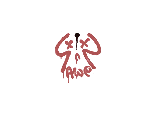 Sealed Graffiti | Recoil AWP (Blood Red)