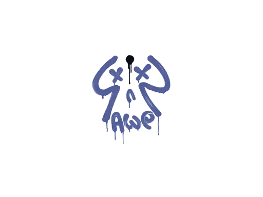 Sealed Graffiti | Recoil AWP (SWAT Blue)