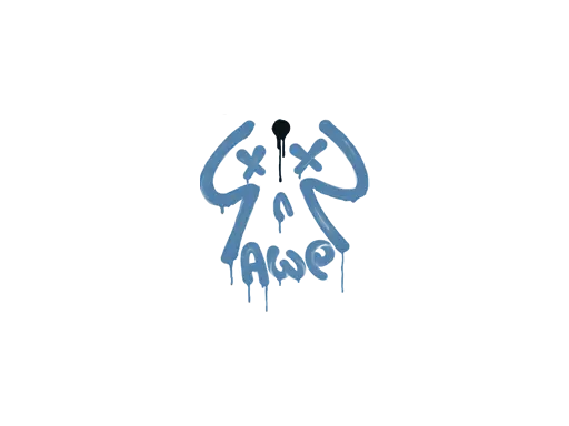 Sealed Graffiti | Recoil AWP (Monarch Blue)