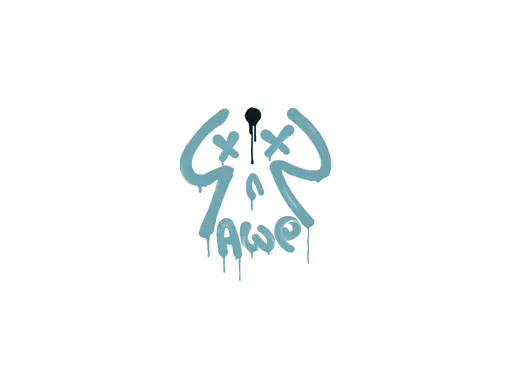 Sealed Graffiti | Recoil AWP (Wire Blue)