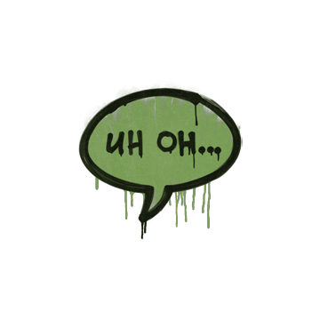 Sealed Graffiti | Uh Oh (Battle Green)