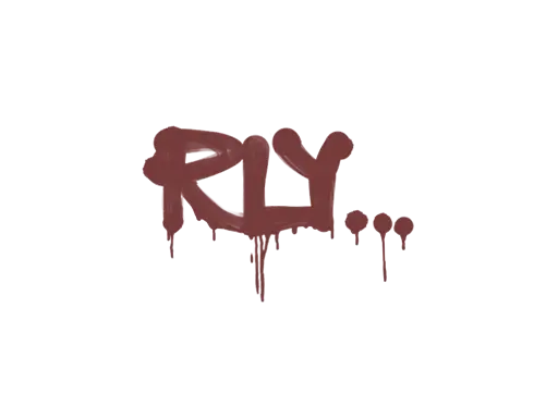 Sealed Graffiti | Rly (Brick Red)