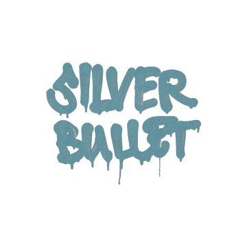 Sealed Graffiti | Silver Bullet (Wire Blue)