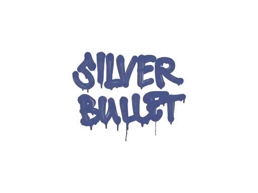 Sealed Graffiti | Silver Bullet (SWAT Blue)