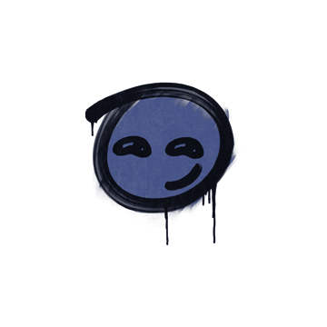 Sealed Graffiti | Smirk (SWAT Blue)