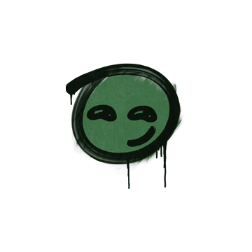 Sealed Graffiti | Smirk (Jungle Green)