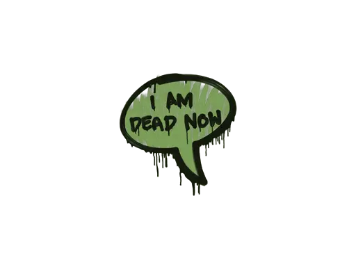 Sealed Graffiti | Dead Now (Battle Green)