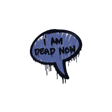 Sealed Graffiti | Dead Now (SWAT Blue)