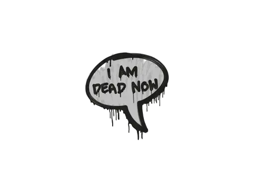 Sealed Graffiti | Dead Now (Shark White)