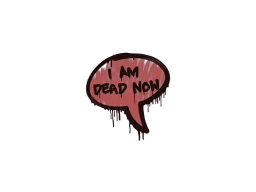 Sealed Graffiti | Dead Now (Blood Red)