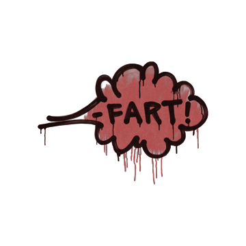 Sealed Graffiti | Fart (Blood Red)