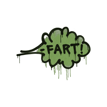 Sealed Graffiti | Fart (Battle Green)