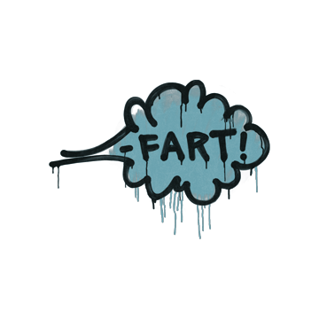 Sealed Graffiti | Fart (Wire Blue)