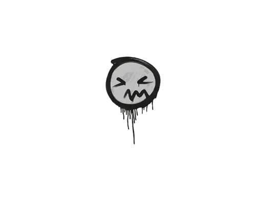 Sealed Graffiti | Grimace (Shark White)