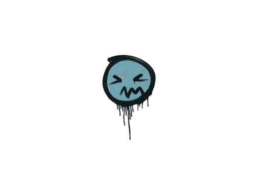 Sealed Graffiti | Grimace (Wire Blue)