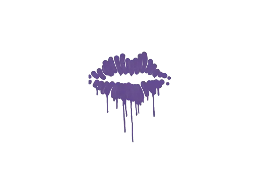 Sealed Graffiti | Kiss (Monster Purple)