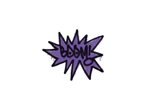 Sealed Graffiti | BOOM (Monster Purple)