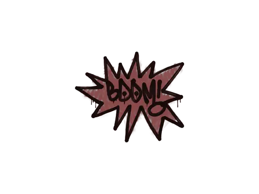 Sealed Graffiti | BOOM (Brick Red)