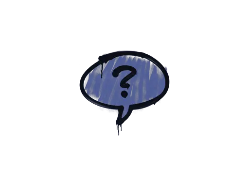 Sealed Graffiti | Question Mark (SWAT Blue)