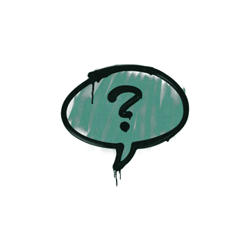 Sealed Graffiti | Question Mark (Frog Green)