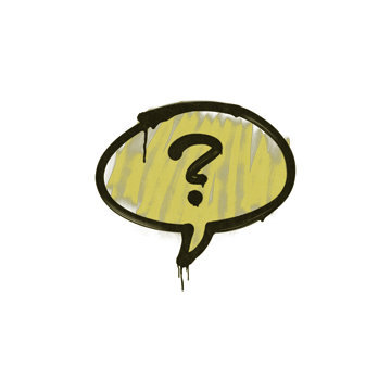 Sealed Graffiti | Question Mark (Tracer Yellow)