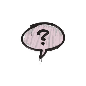 Sealed Graffiti | Question Mark (War Pig Pink)