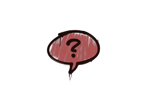 Sealed Graffiti | Question Mark (Blood Red)