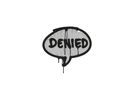 Sealed Graffiti | Denied (Shark White)