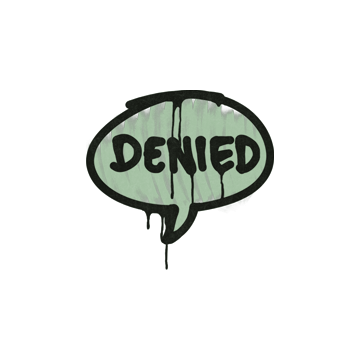 Sealed Graffiti | Denied (Cash Green)