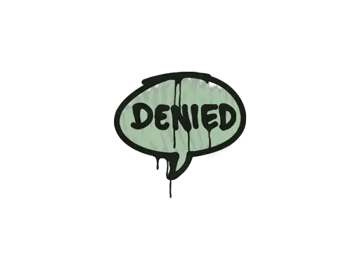 Sealed Graffiti | Denied (Cash Green)
