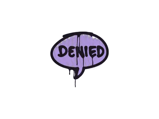 Sealed Graffiti | Denied (Violent Violet)