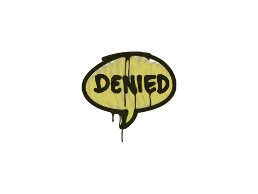 Sealed Graffiti | Denied (Tracer Yellow)