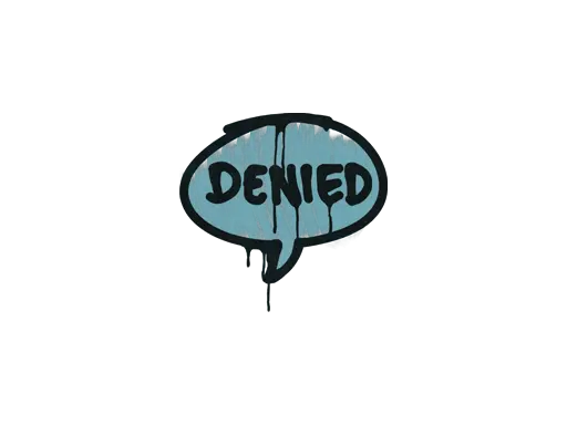Sealed Graffiti | Denied (Wire Blue)