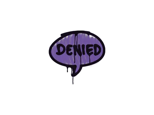 Sealed Graffiti | Denied (Monster Purple)