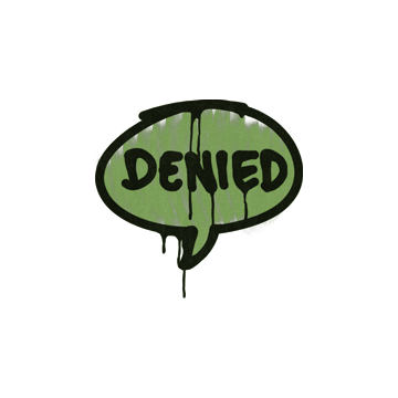 Sealed Graffiti | Denied (Battle Green)