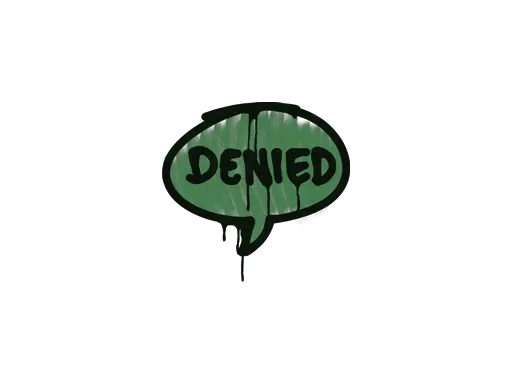 Sealed Graffiti | Denied (Jungle Green)