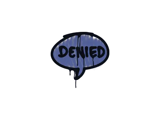 Sealed Graffiti | Denied (SWAT Blue)