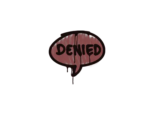Sealed Graffiti | Denied (Brick Red)