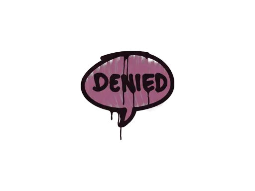Sealed Graffiti | Denied (Princess Pink)