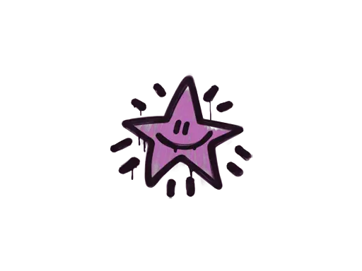 Sealed Graffiti | Shining Star (Bazooka Pink)