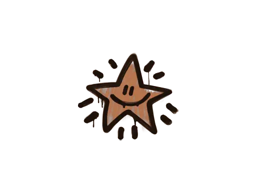 Sealed Graffiti | Shining Star (Tiger Orange)