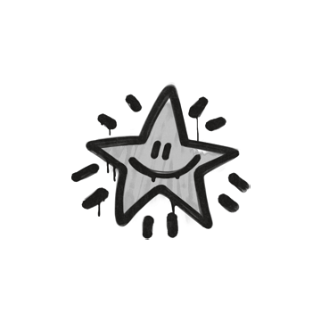 Sealed Graffiti | Shining Star (Shark White)