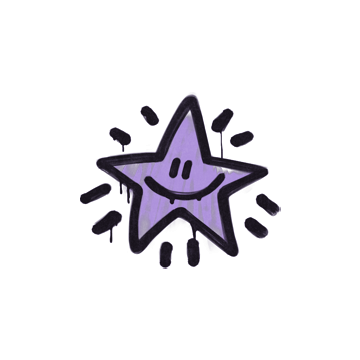 Sealed Graffiti | Shining Star (Violent Violet)