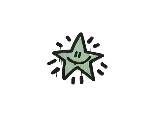 Sealed Graffiti | Shining Star (Cash Green)