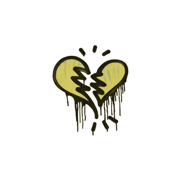 Sealed Graffiti | Broken Heart (Tracer Yellow)