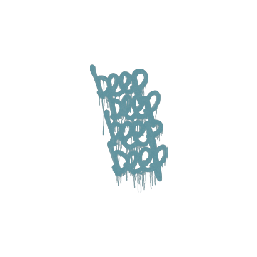 Sealed Graffiti | BEEP (Wire Blue)