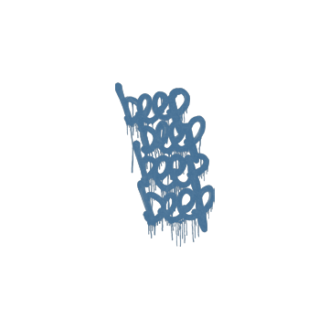 Sealed Graffiti | BEEP (Monarch Blue)